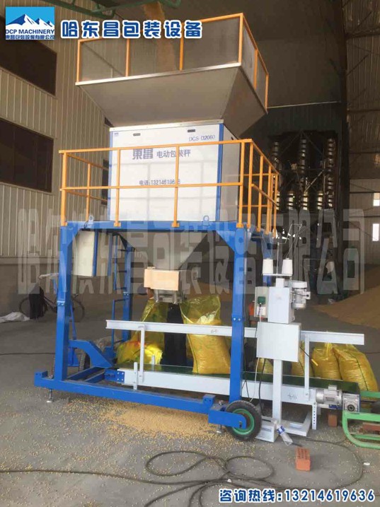 稻谷包裝秤，高粱定量包裝機(jī)，東昌流量秤